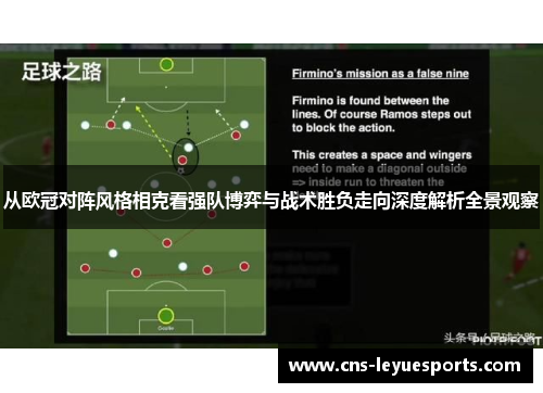 从欧冠对阵风格相克看强队博弈与战术胜负走向深度解析全景观察